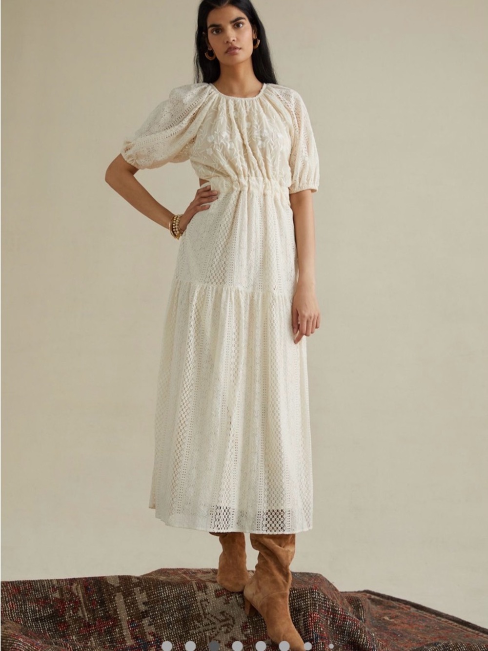 Agneza Lace Maxi Dress from Anthropologie